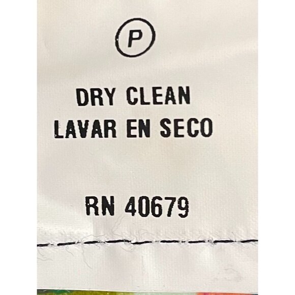 Harvé Benard Womens Paisley Print Jacket Size 8 Cotton Blend Green & Teal - Picture 13 of 13